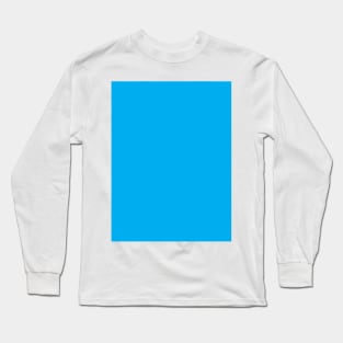 Pretty Simple Solid Turquoise Long Sleeve T-Shirt